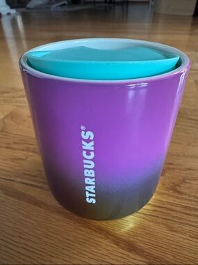 Starbucks Ombre Tumbler - Purple Fade with Teal Lid 8oz